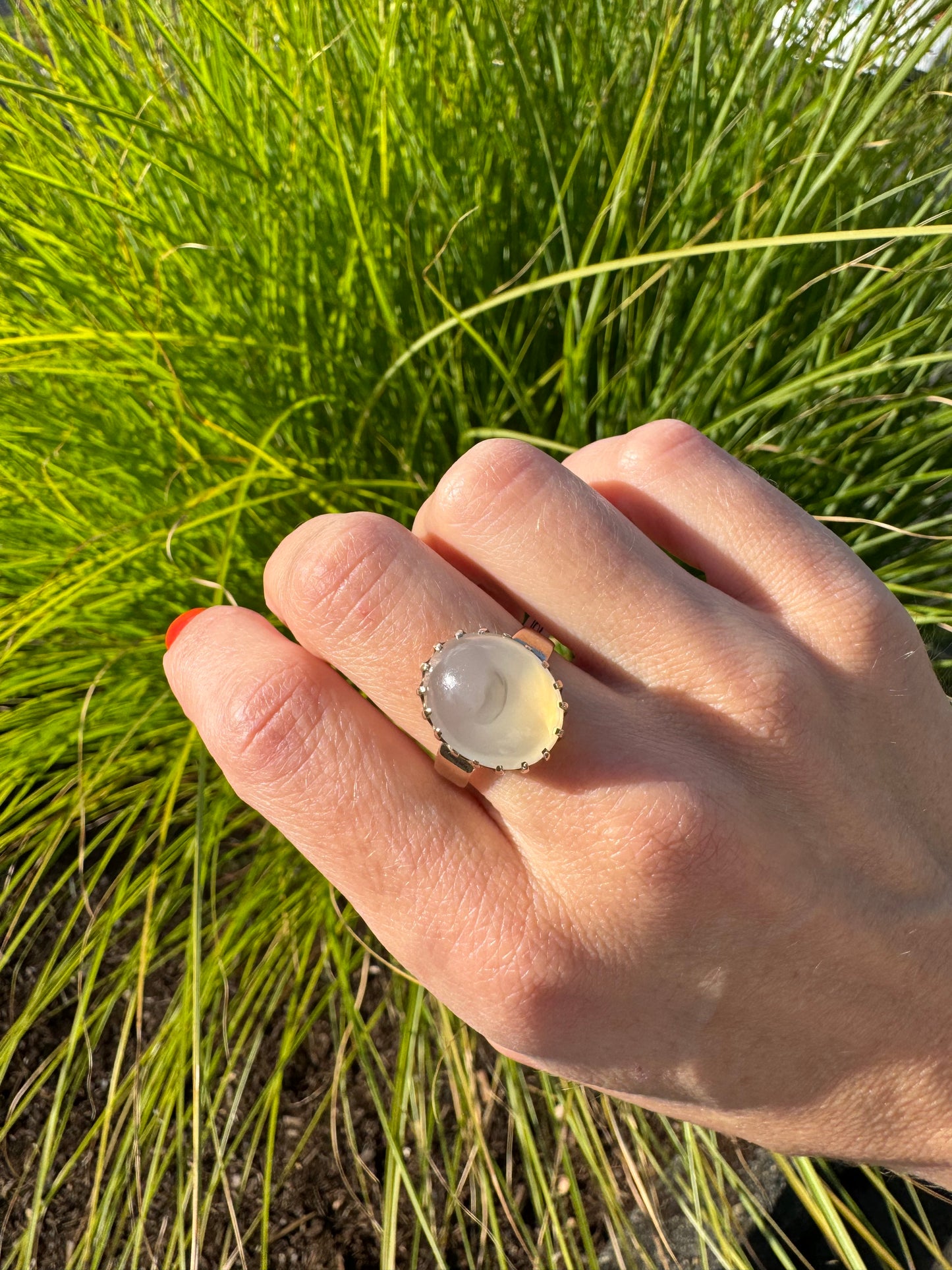 c.1890s Victorian Agate Ring