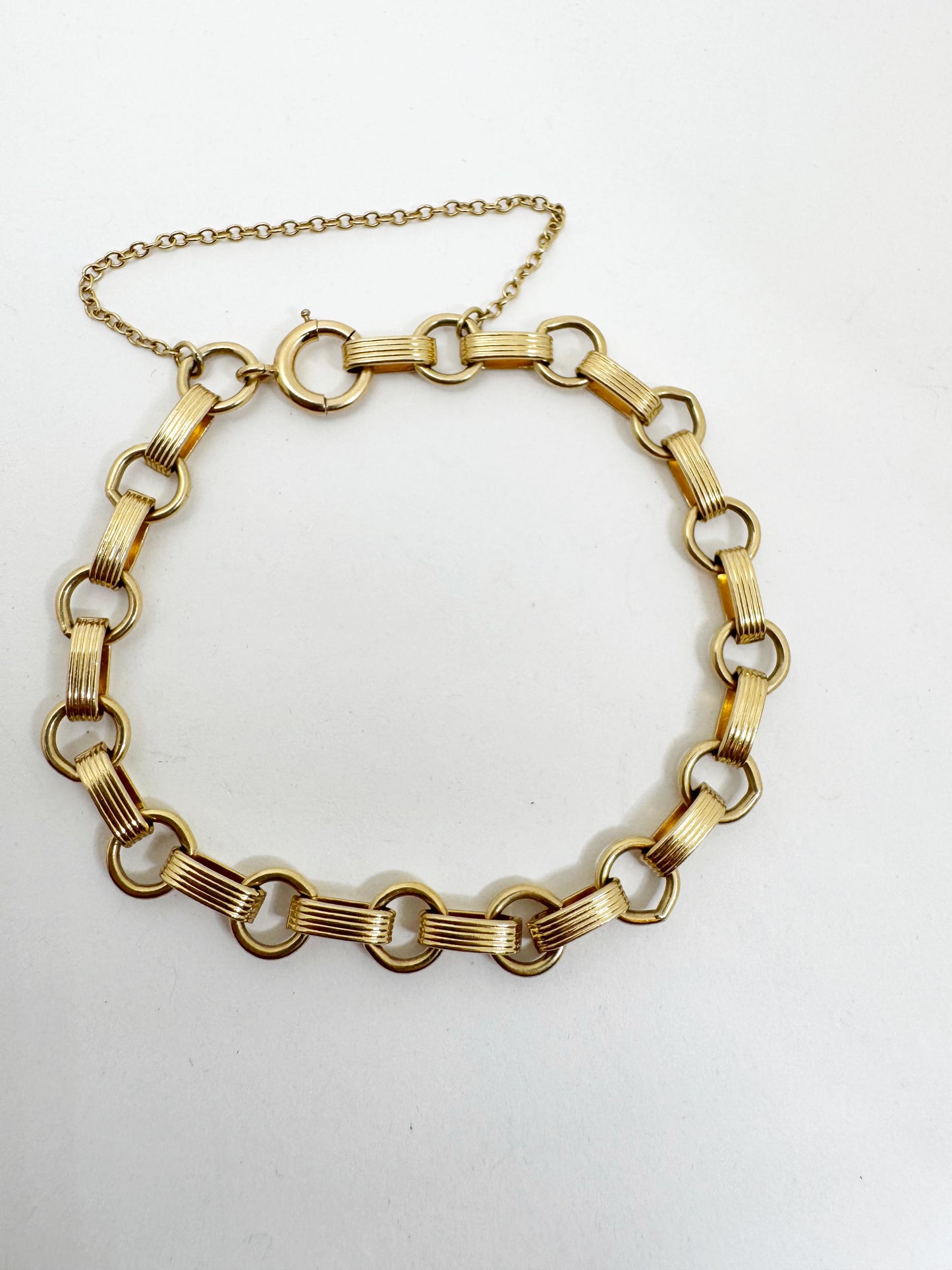 14k Gold Link Bracelet
