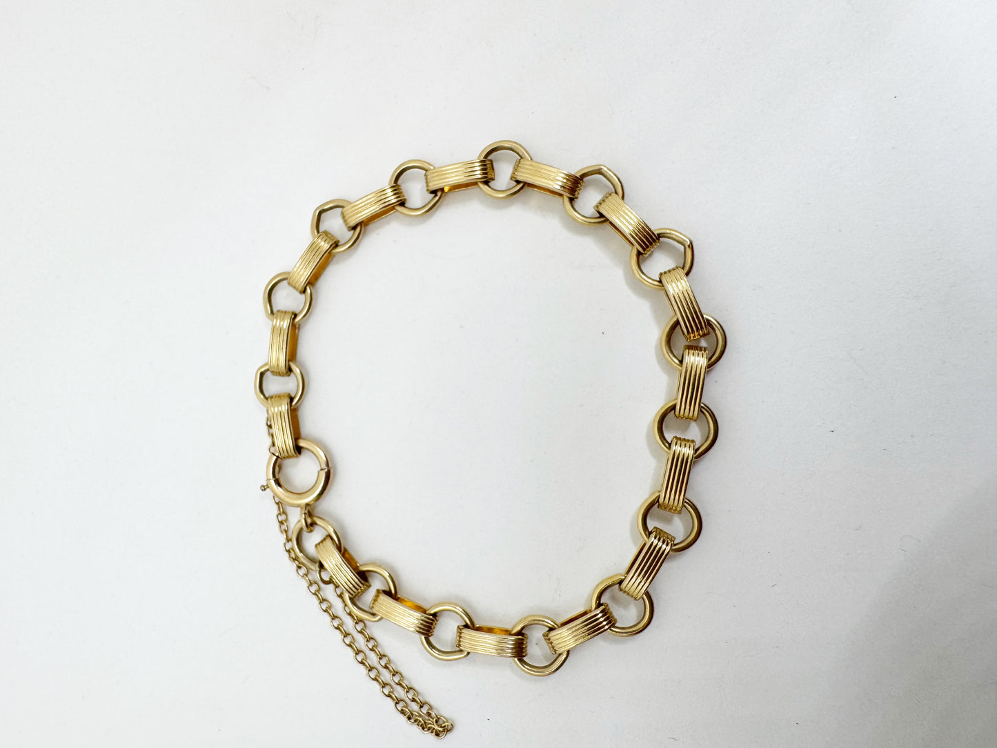 14k Gold Link Bracelet