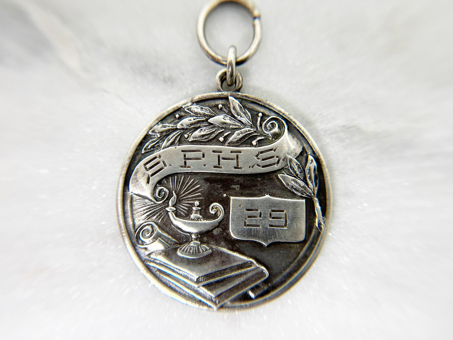 Vintage High School Award - Electrical Work - Sterling Silver - c. 1929