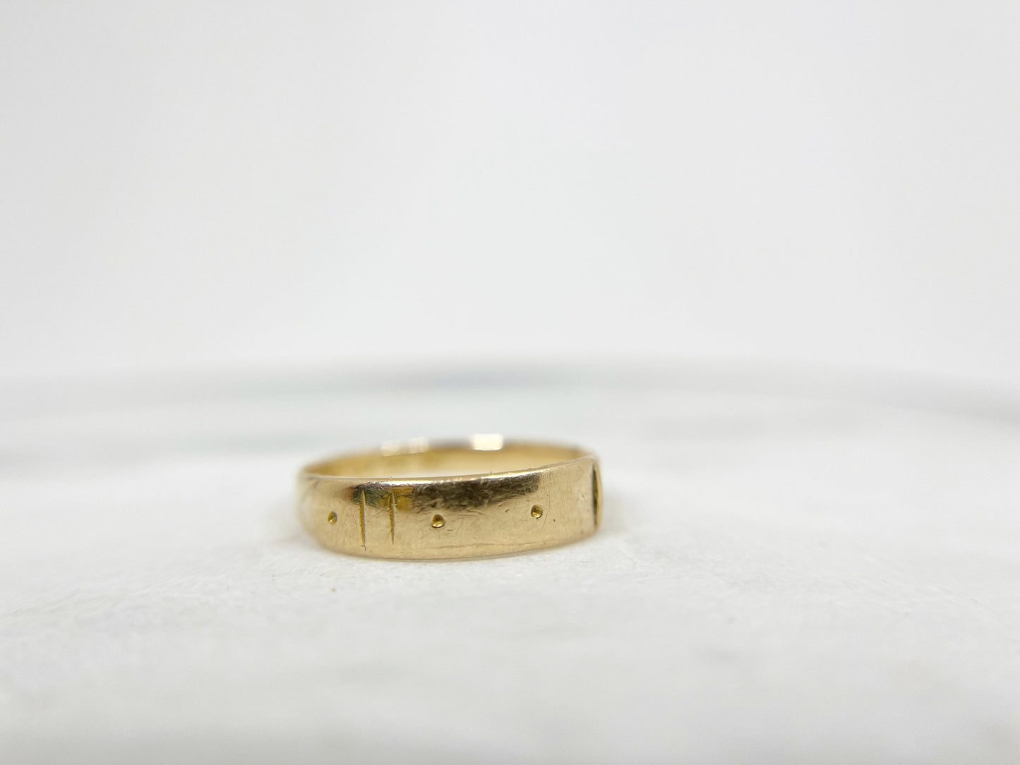 Vintage Gold Buckle Ring