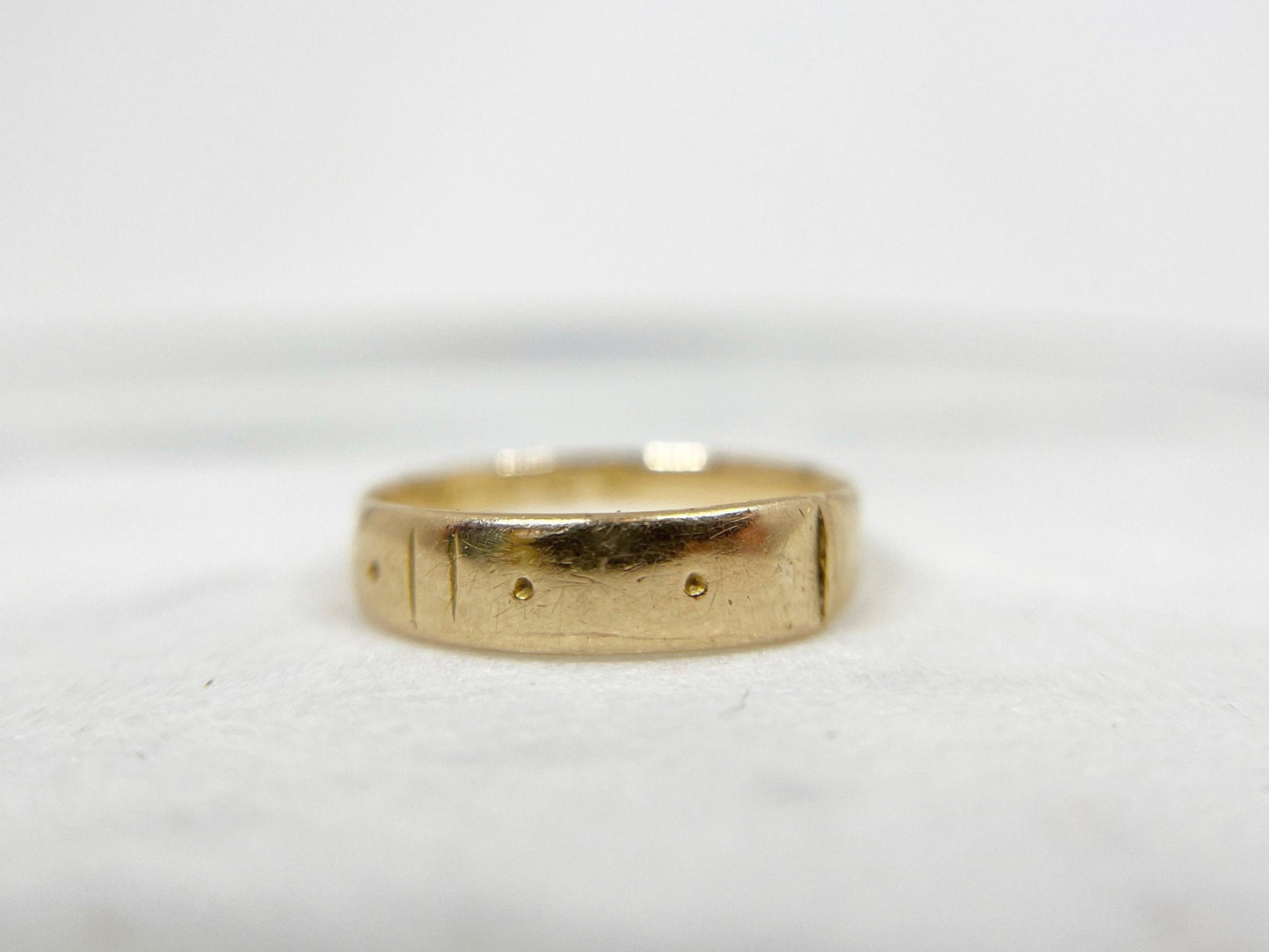 Vintage Gold Buckle Ring