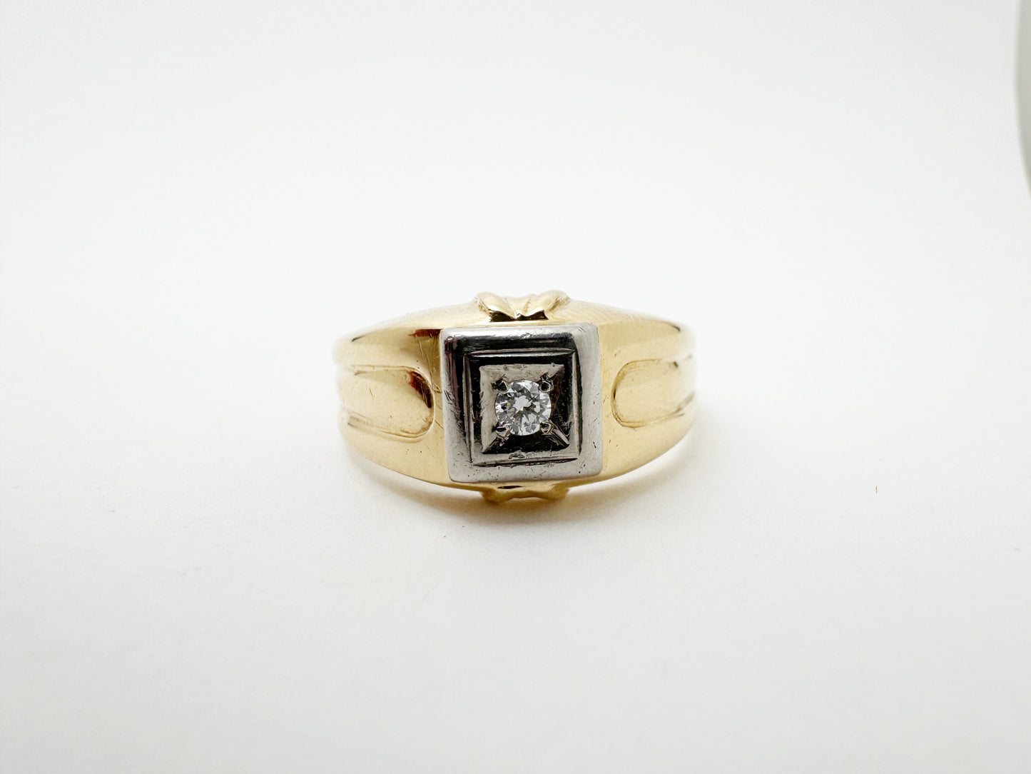 Two-Tone Kaspar & Esh Diamond Ring