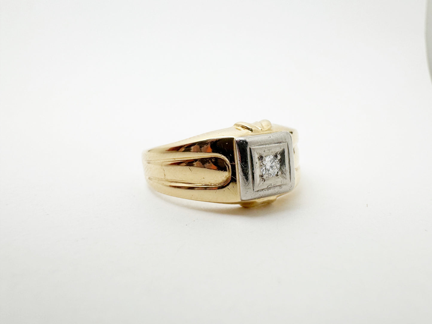 Two-Tone Kaspar & Esh Diamond Ring