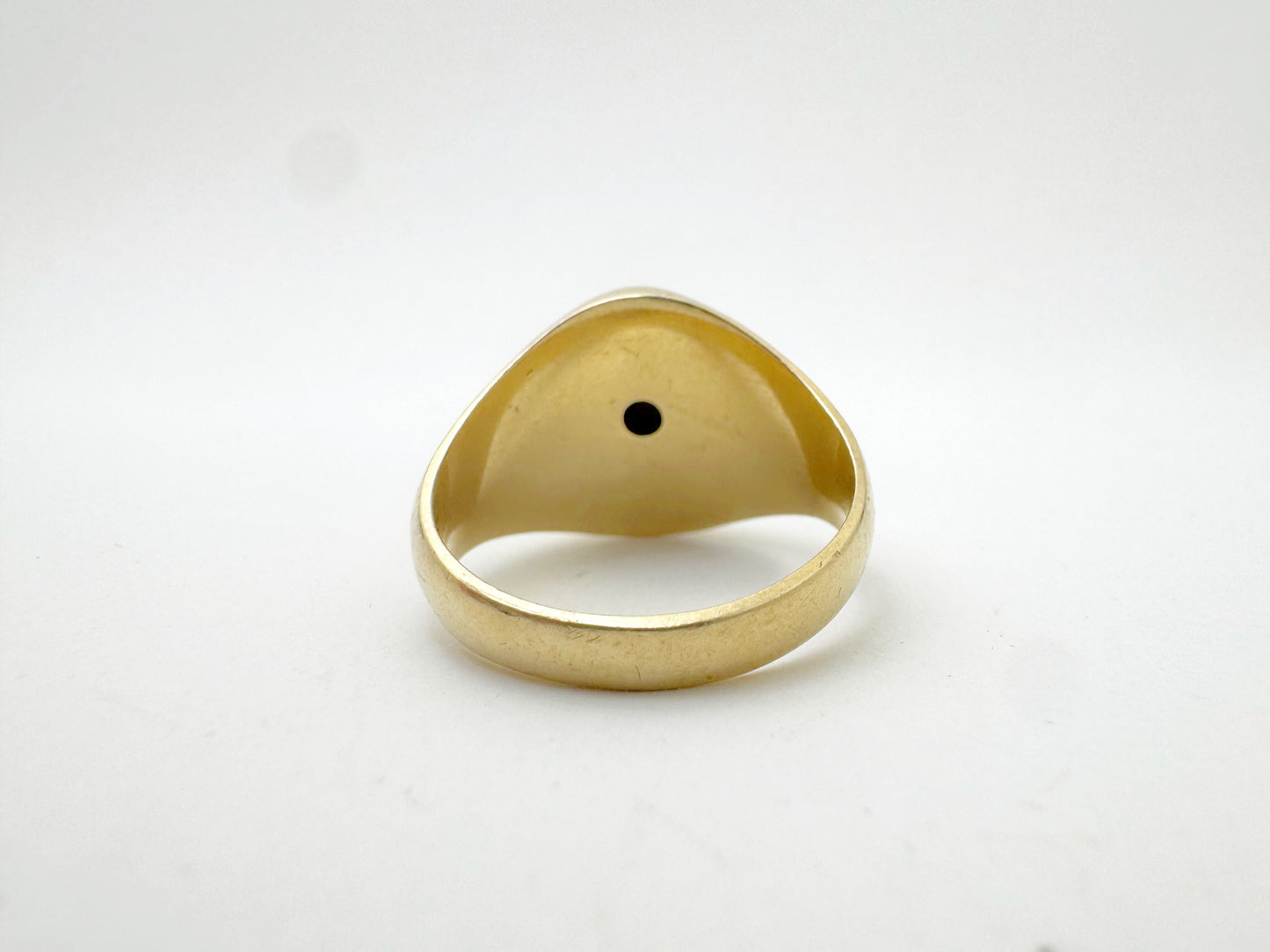 c.1960's Onyx and Diamond Signet Ring