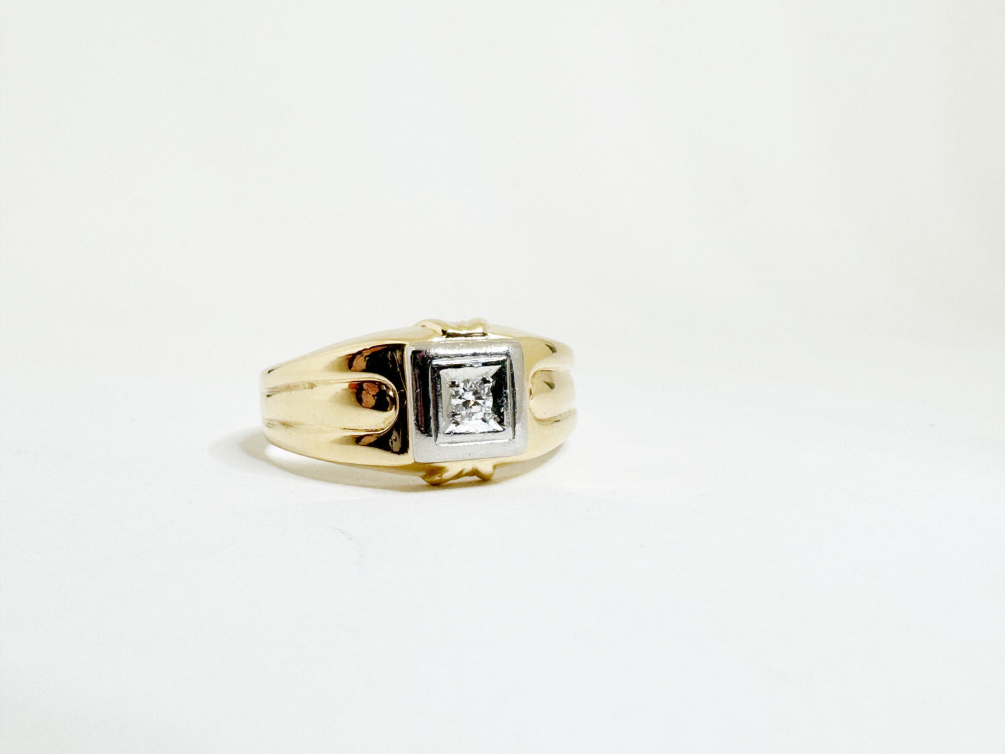 Two-Tone Kaspar & Esh Diamond Ring