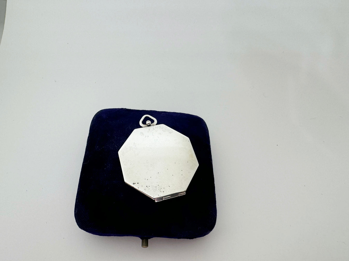 c.1915-1920 Octagonal Locket - Sterling Silver