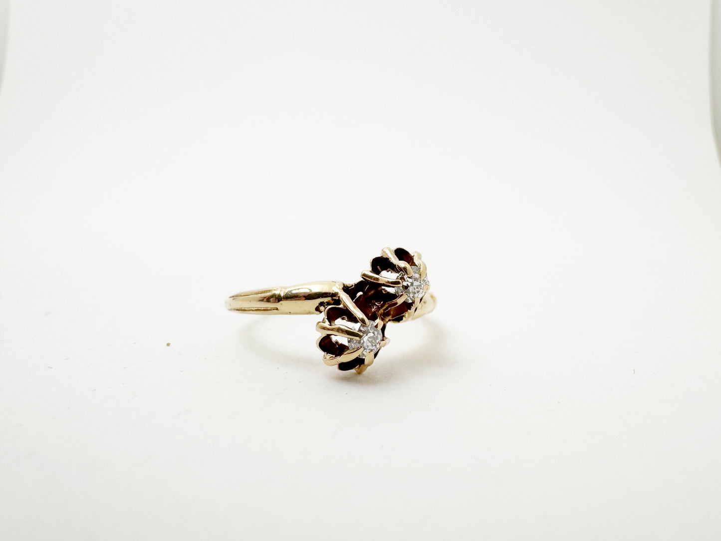 Victorian Diamond Toi et Moi Ring