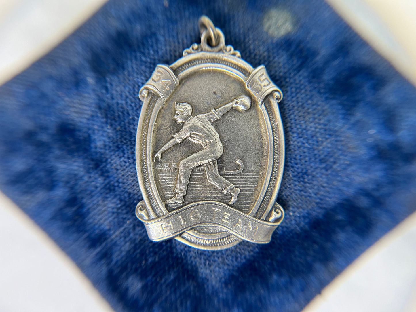 1930's Bowling League Medallion - Sterling Silver