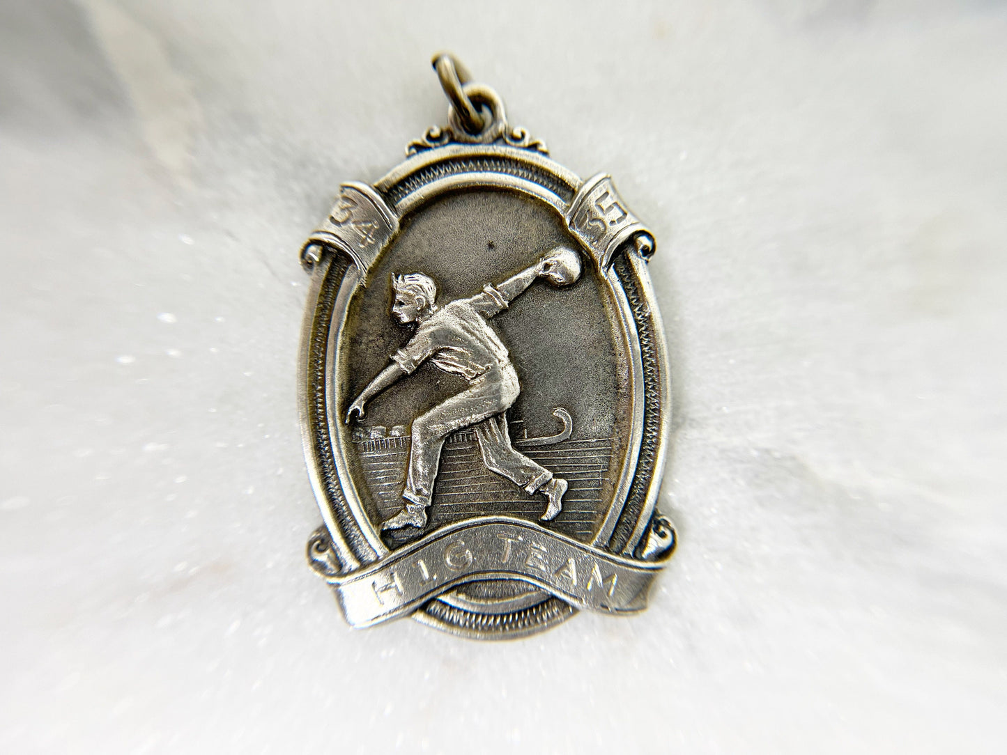 1930's Bowling League Medallion - Sterling Silver