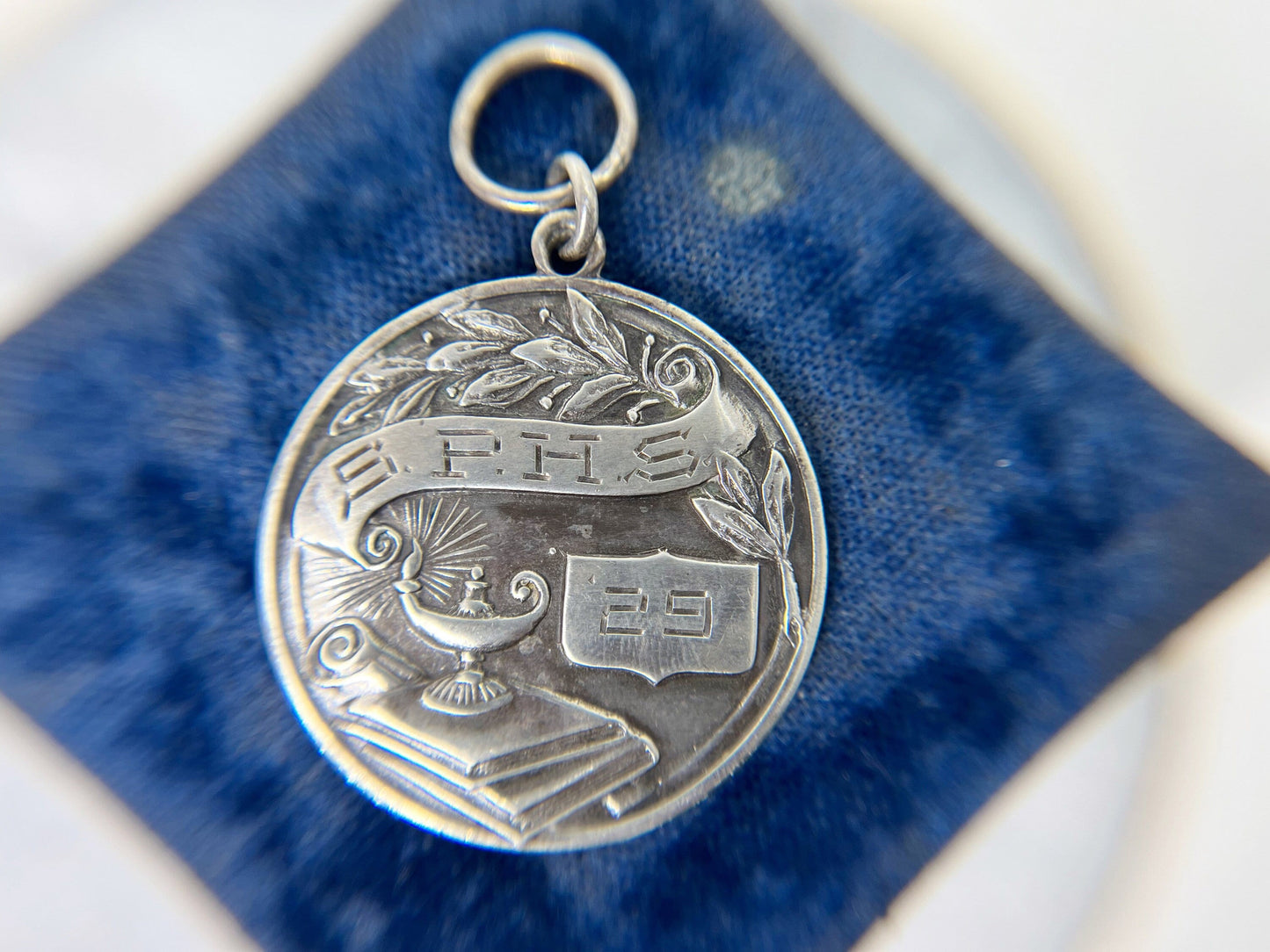 Vintage High School Award - Electrical Work - Sterling Silver - c. 1929