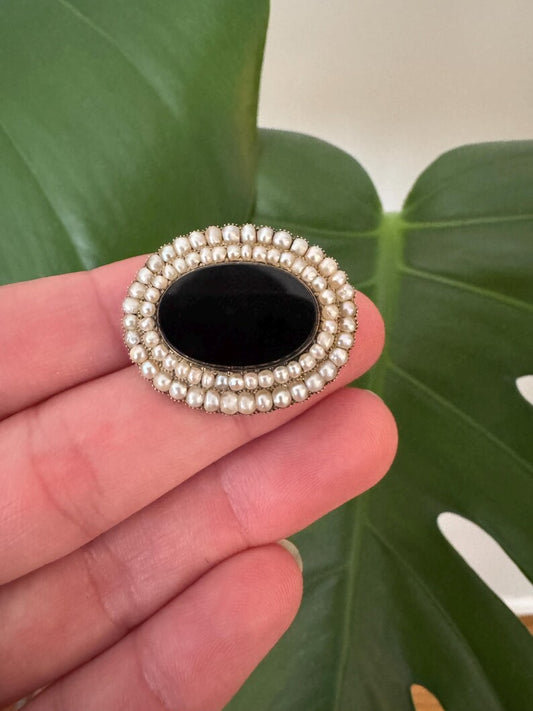 Victorian Mourning Brooch